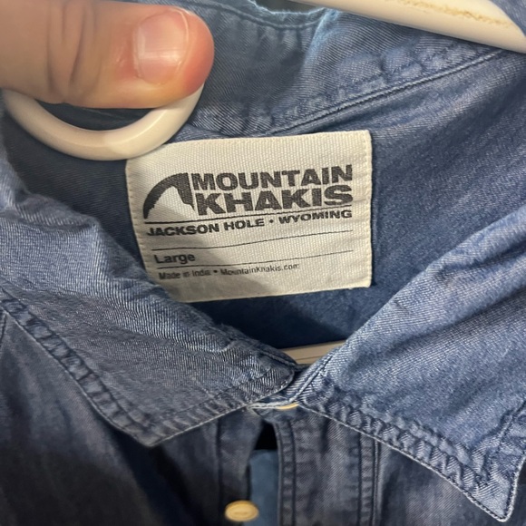 Mountain Khaki Dress Shirt Short Sleeve - Picture 3 of 3